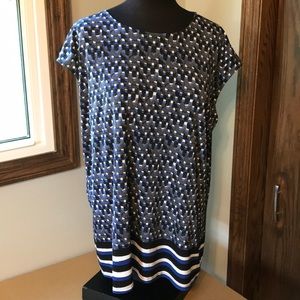 Liz Claiborne blue top